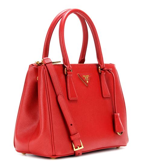 prada red shoulder bag.